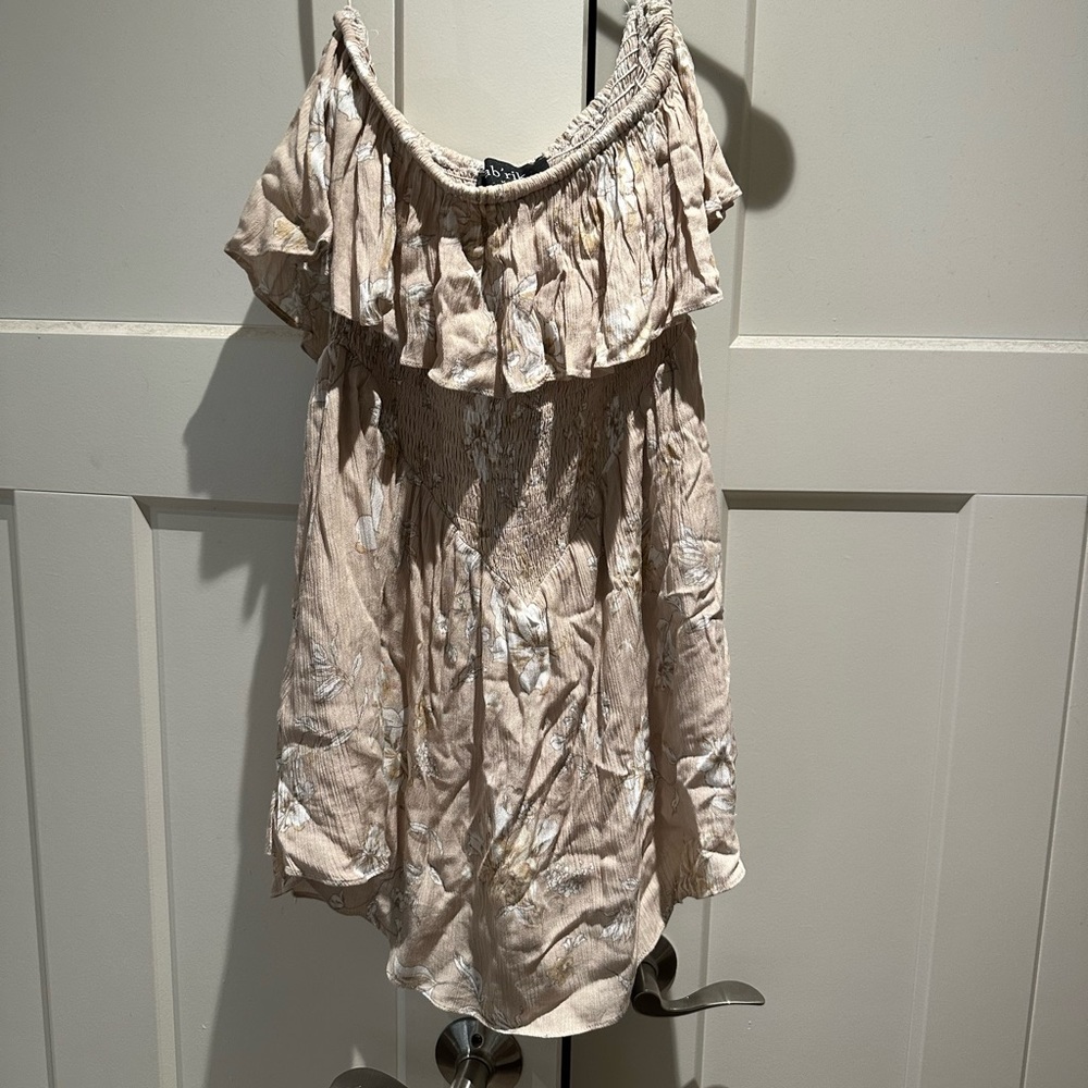 Boutique Strapless Floral Romper